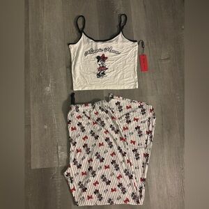 Minnie Mouse Forever 21 Disney Striped Pajama Pants